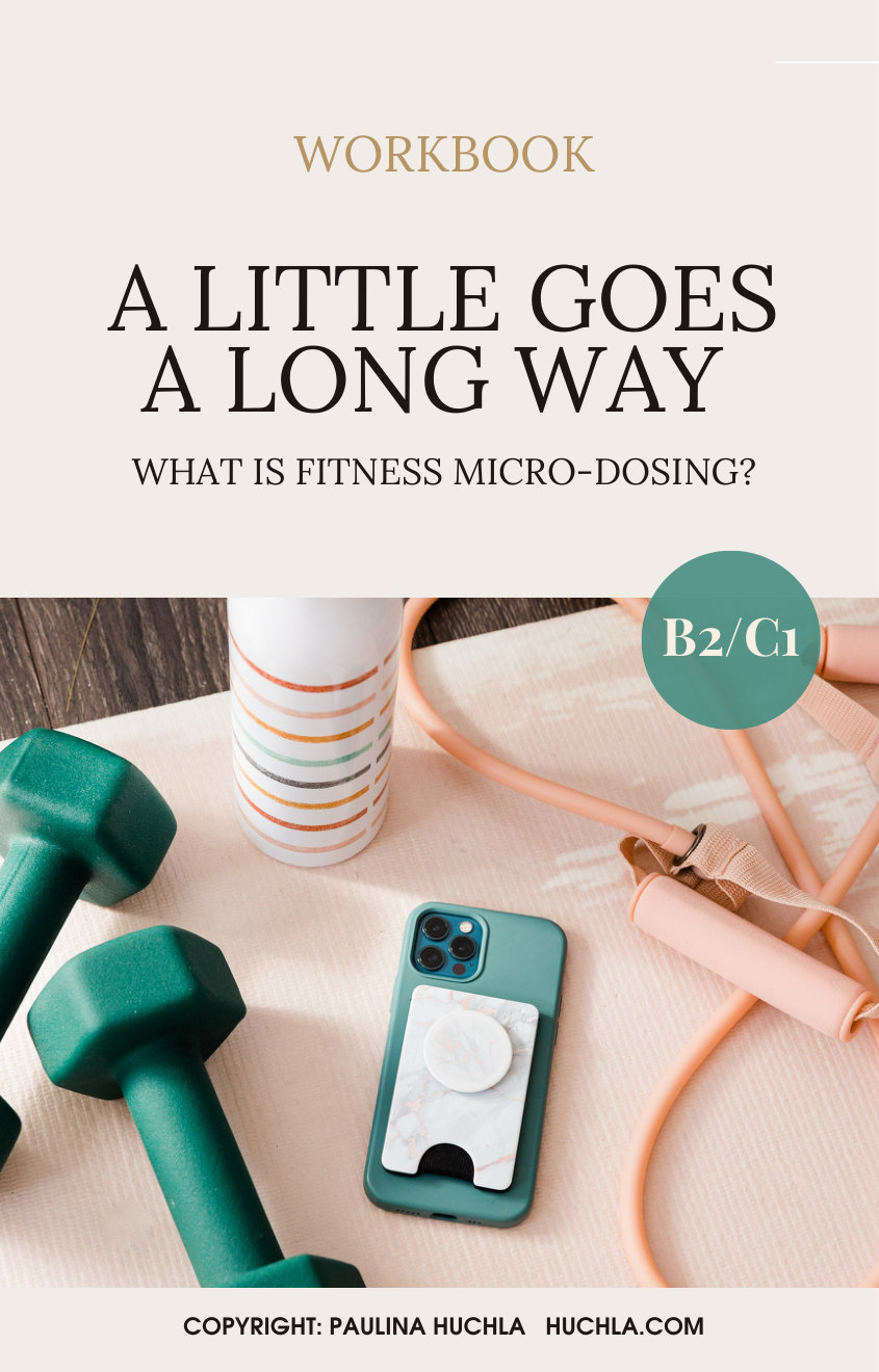Okładka workbooka A Little Goes a Long Way – What is fitness micro-dosing?